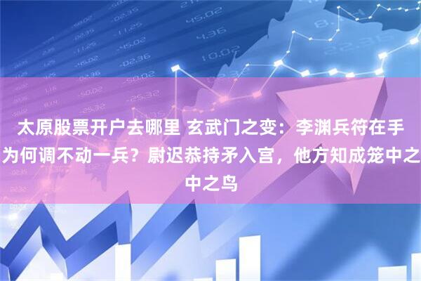 太原股票开户去哪里 玄武门之变：李渊兵符在手，为何调不动一兵？尉迟恭持矛入宫，他方知成笼中之鸟